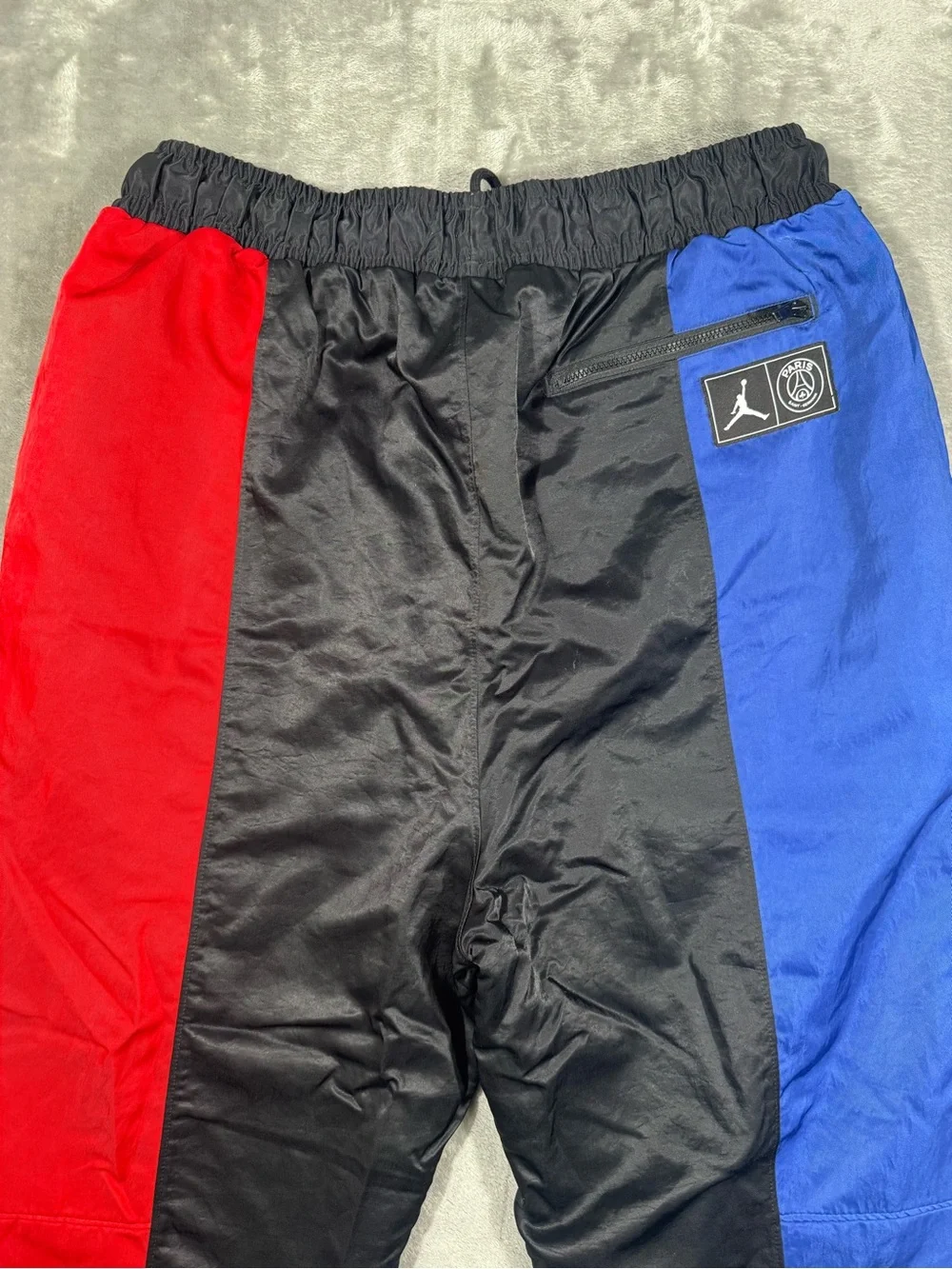 Air Jordan Paris Saint Germain Black Red Blue Track Pants Men's L